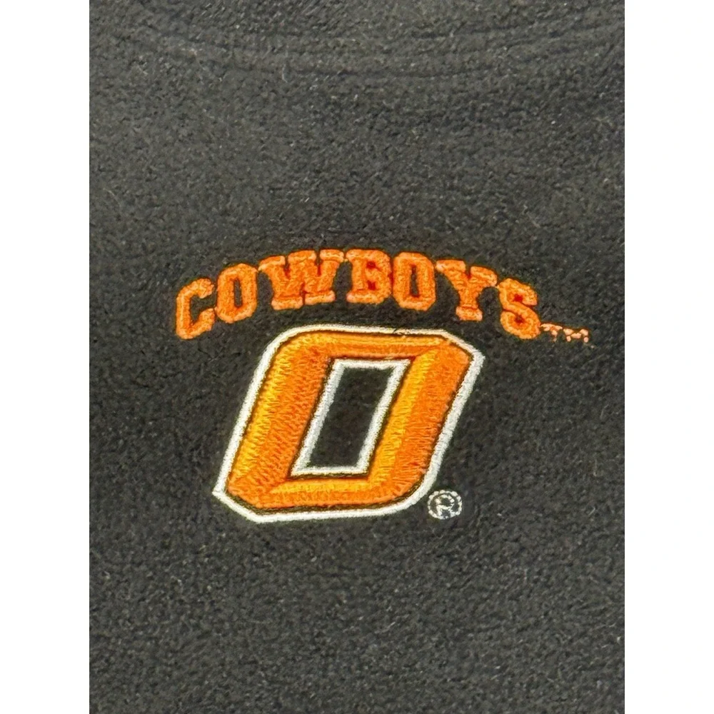 Vtg Oklahoma State University OSU Cowboys‎ Fleece Pullover Size M Embroidered